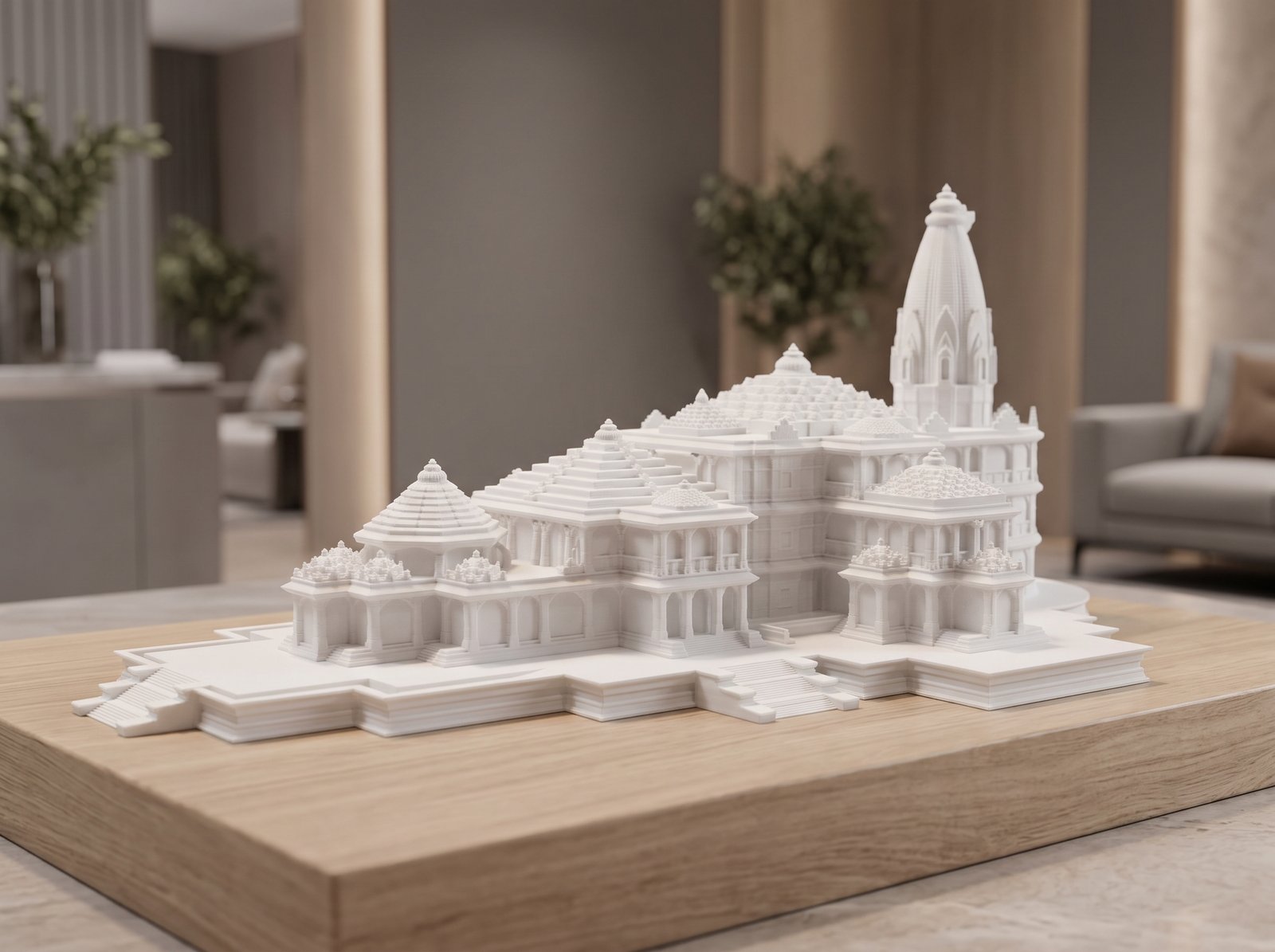 Shri Ram Mandir Ayodhya 3D Architectural Replica - Image 2